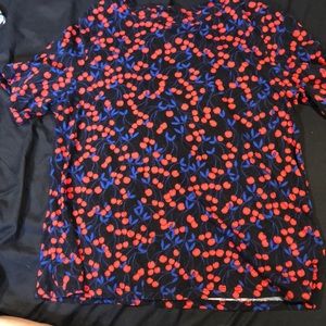 Cute cherry design top